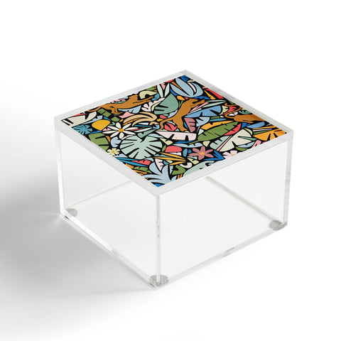 evamatise Joyful Jungle Maximalist Mode Acrylic Box