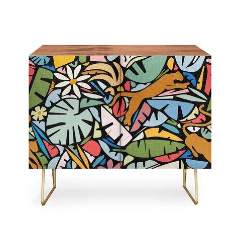 evamatise Joyful Jungle Maximalist Mode Credenza