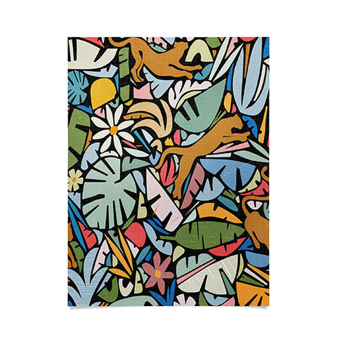 evamatise Joyful Jungle Maximalist Mode Poster