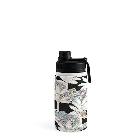 evamatise Leopards and Palms Rainbow Water Bottle