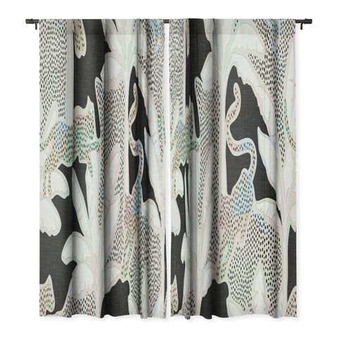 evamatise Leopards and Palms Rainbow Blackout Non Repeat