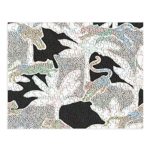 evamatise Leopards and Palms Rainbow Puzzle