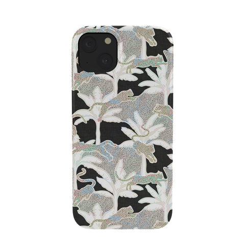 evamatise Leopards and Palms Rainbow Phone Case