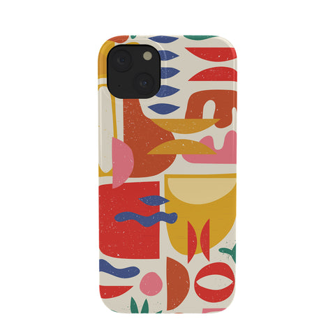 evamatise Mid Century Summer Abstraction Phone Case