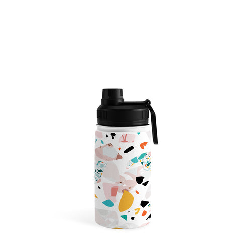 evamatise Mixed Mess I Collage Terrazzo Water Bottle