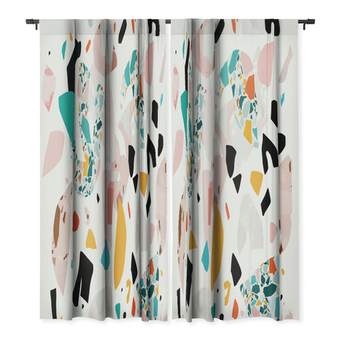 evamatise Mixed Mess I Collage Terrazzo Blackout Non Repeat