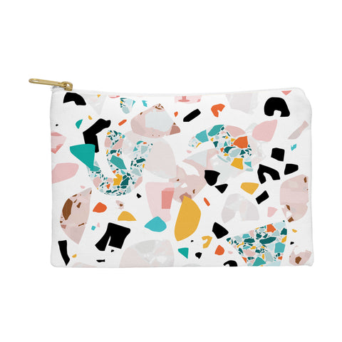evamatise Mixed Mess I Collage Terrazzo Pouch