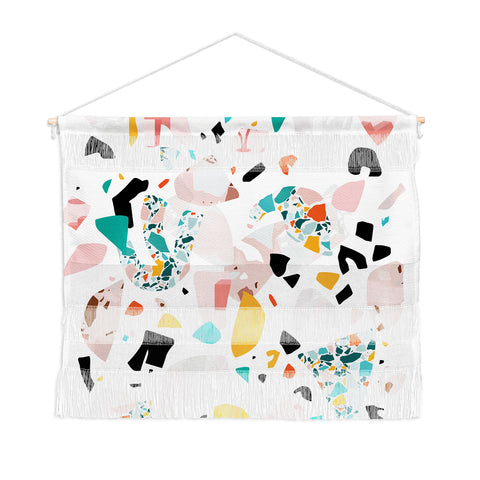 evamatise Mixed Mess I Collage Terrazzo Wall Hanging Landscape