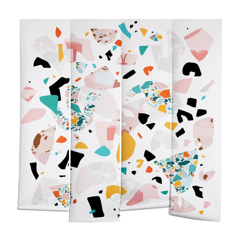 evamatise Mixed Mess I Collage Terrazzo Wall Mural
