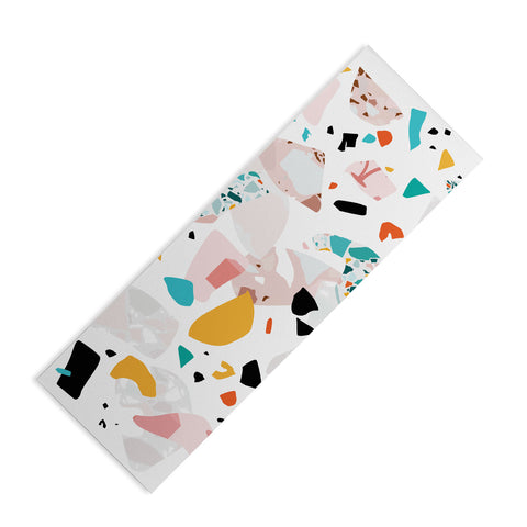 evamatise Mixed Mess I Collage Terrazzo Yoga Mat