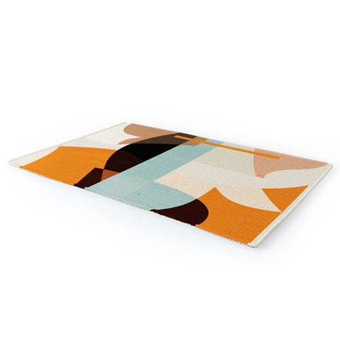 evamatise Modern Abstraction Desert Area Rug
