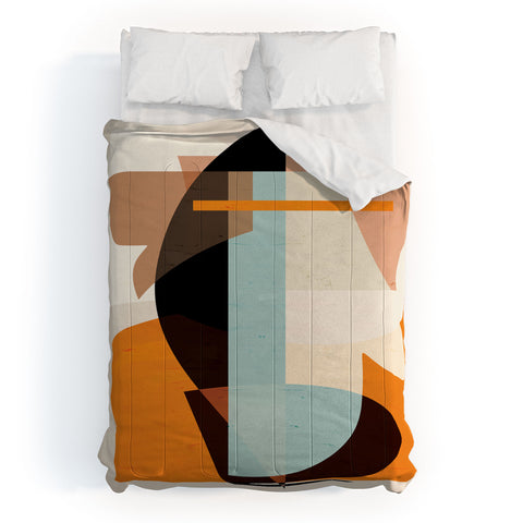 evamatise Modern Abstraction Desert Comforter