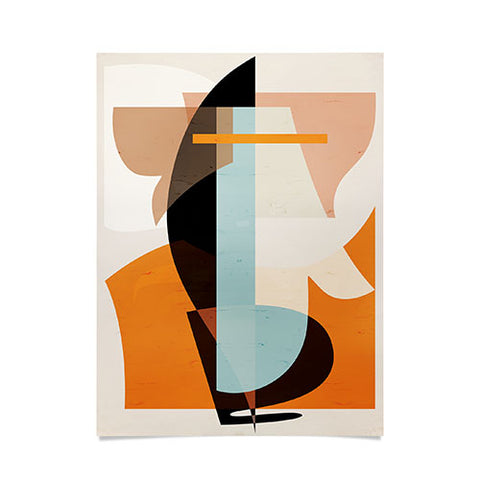 evamatise Modern Abstraction Desert Poster