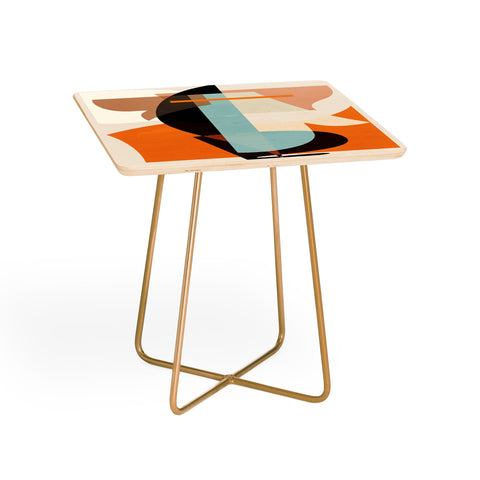 evamatise Modern Abstraction Desert Side Table