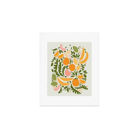 evamatise Modern Fruits Retro Abstract Art Print