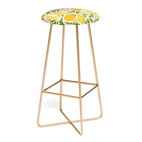 evamatise Modern Fruits Retro Abstract Bar Stool