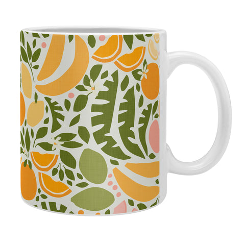 evamatise Modern Fruits Retro Abstract Coffee Mug