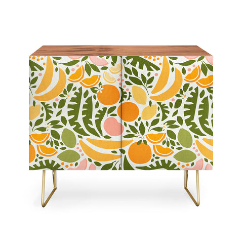 evamatise Modern Fruits Retro Abstract Credenza