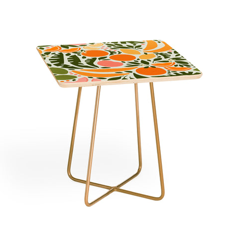 evamatise Modern Fruits Retro Abstract Side Table
