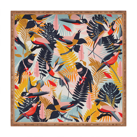 evamatise Paradise Birds II Square Tray