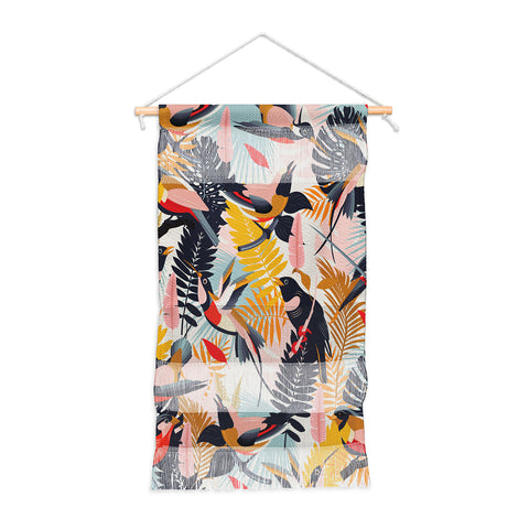 evamatise Paradise Birds II Wall Hanging Portrait