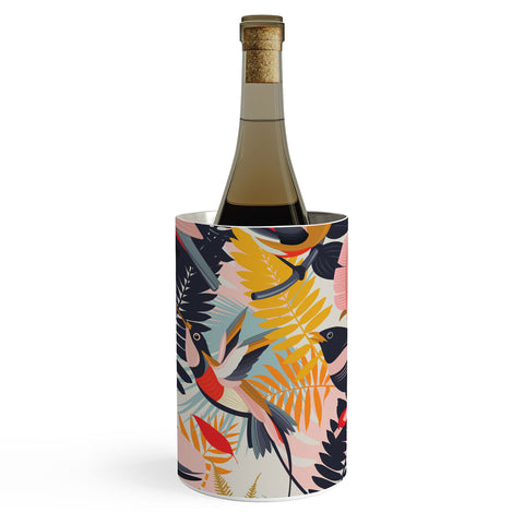 evamatise Paradise Birds II Wine Chiller