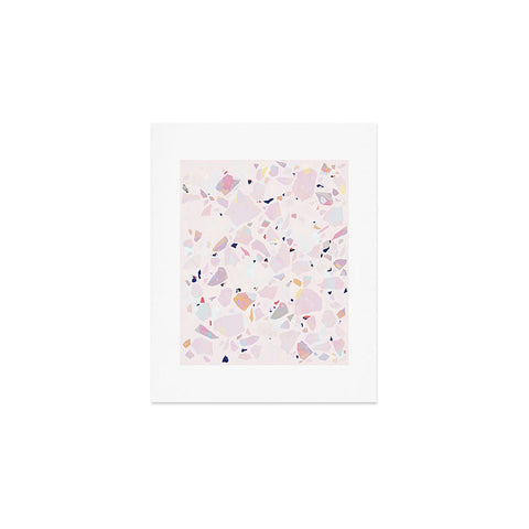 evamatise Terrazzo Crystals II Art Print