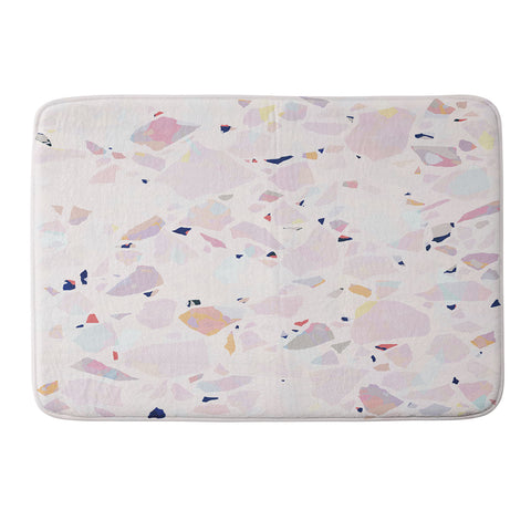evamatise Terrazzo Crystals II Memory Foam Bath Mat