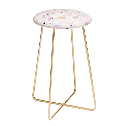 evamatise Terrazzo Crystals II Counter Stool