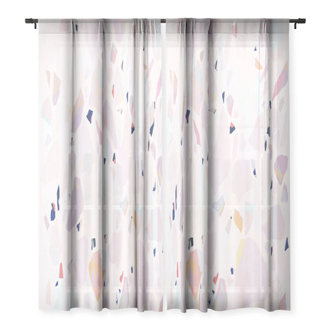 evamatise Terrazzo Crystals II Sheer Non Repeat