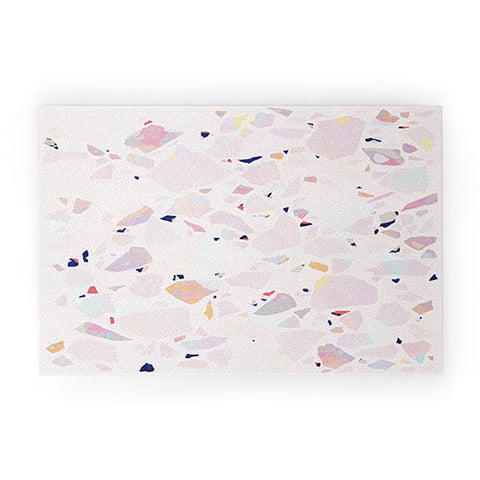 evamatise Terrazzo Crystals II Welcome Mat