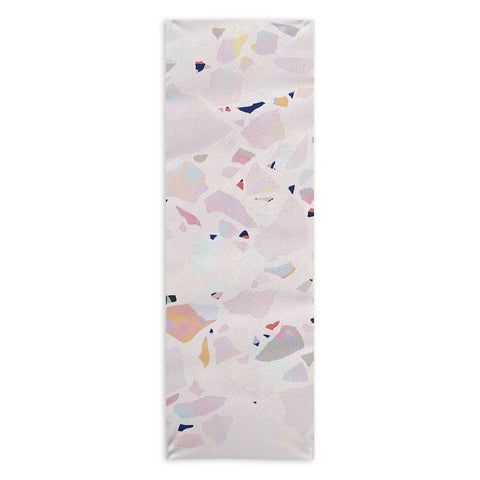evamatise Terrazzo Crystals II Yoga Towel