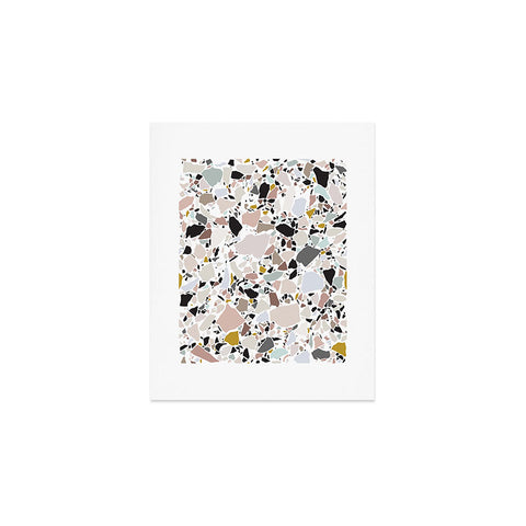 evamatise Terrazzo Pattern II Art Print