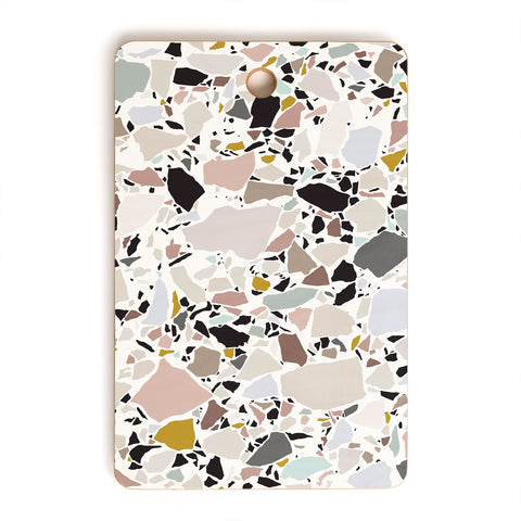 evamatise Terrazzo Pattern II Cutting Board Rectangle