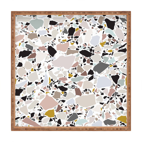 evamatise Terrazzo Pattern II Square Tray