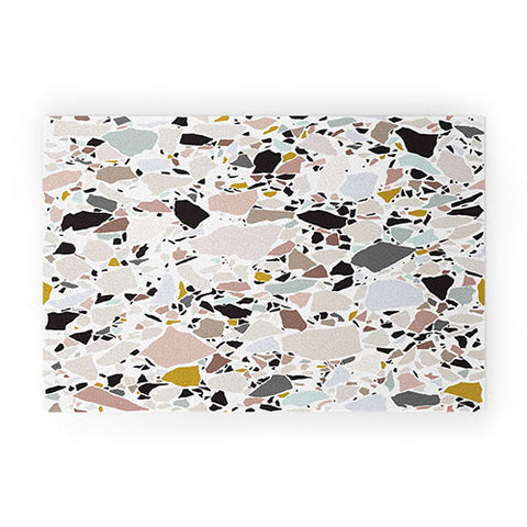 evamatise Terrazzo Pattern II Welcome Mat