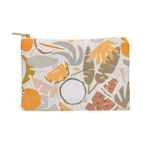 evamatise Tiki Picnic Mid Century Modern Pouch