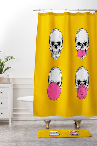 Evgenia Chuvardina Be refreshed chew Shower Curtain And Mat