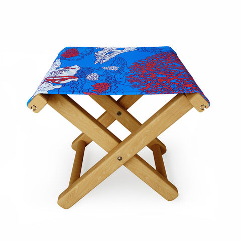 Evgenia Chuvardina Big coral reef Folding Stool