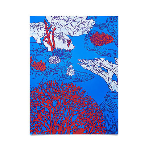 Evgenia Chuvardina Big coral reef Poster