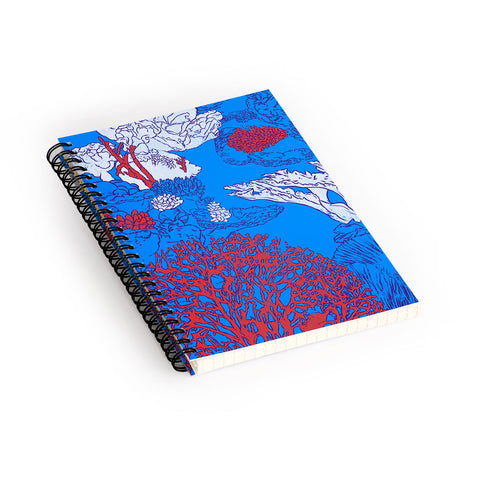 Evgenia Chuvardina Big coral reef Spiral Notebook