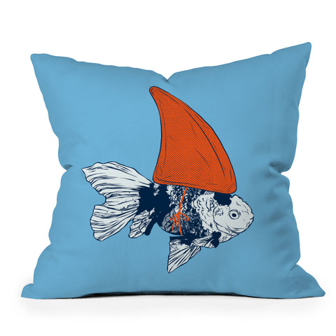 Evgenia Chuvardina Big fish in a small pond Throw Pillow