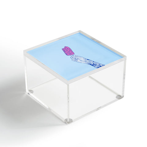 Evgenia Chuvardina Brain ice cream mmmmm Acrylic Box