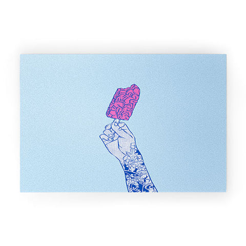 Evgenia Chuvardina Brain ice cream mmmmm Welcome Mat