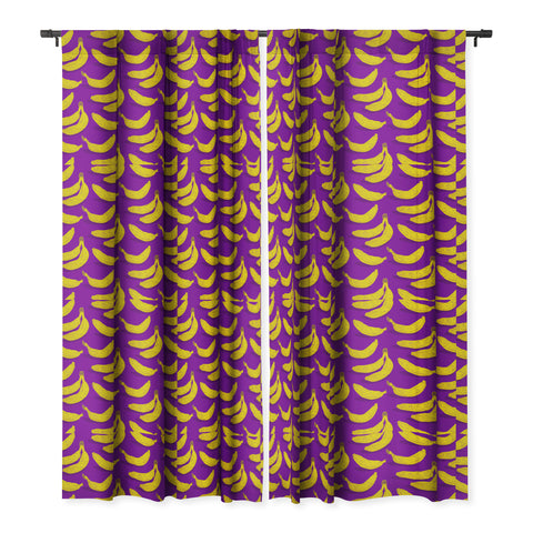 Evgenia Chuvardina Bright bananas Blackout Window Curtain