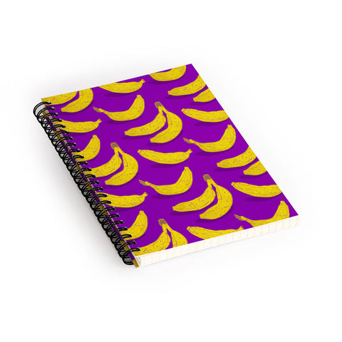 Evgenia Chuvardina Bright bananas Spiral Notebook