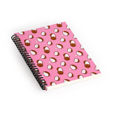 Evgenia Chuvardina Coconut Spiral Notebook