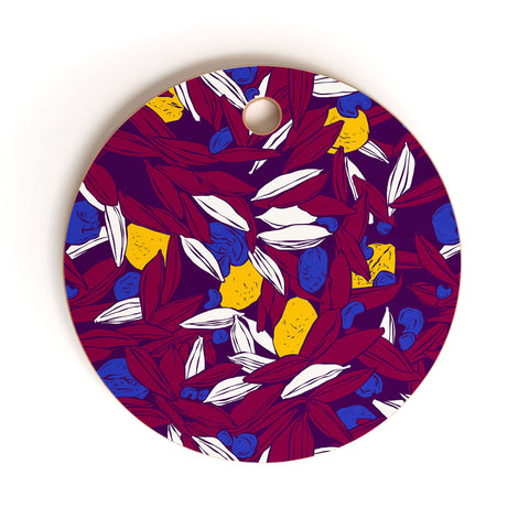 Evgenia Chuvardina Colourful seeds Cutting Board Round