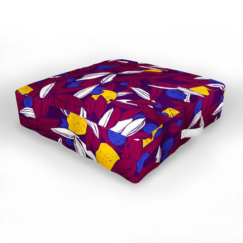 Evgenia Chuvardina Colourful seeds Outdoor Floor Cushion