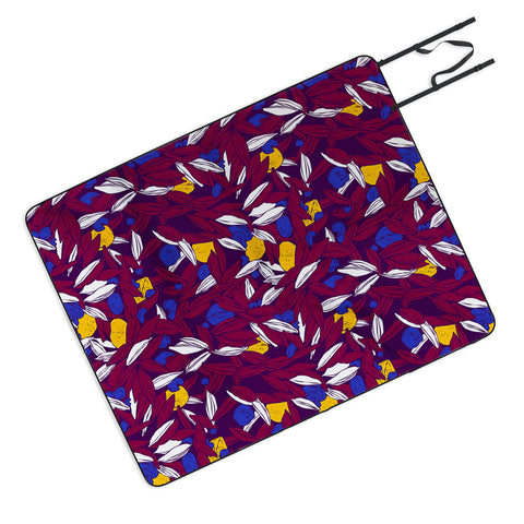 Evgenia Chuvardina Colourful seeds Picnic Blanket